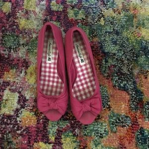 Pink American Eagle Wedge heels
